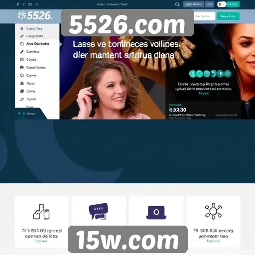 Funcionalidades exclusivas do site 5526.com